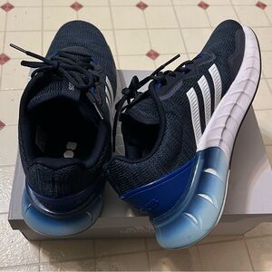 Adidas Men's Black and Blue Running Shoes